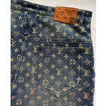 Louis Vuitton Symphony Gradient Jacquard Denim Suit • Shorts