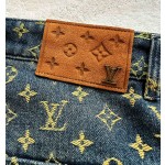 Louis Vuitton Symphony Gradient Jacquard Denim Suit • Shorts
