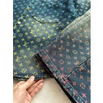 Louis Vuitton Symphony Gradient Jacquard Denim Suit • Shorts