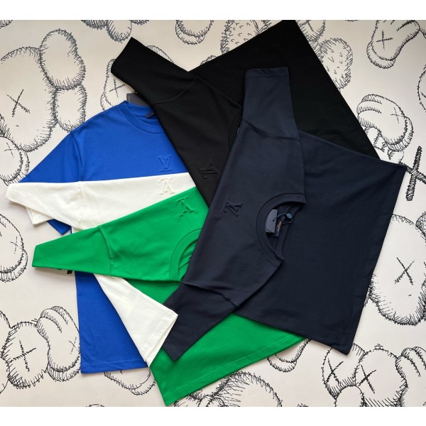 Louis Vuitton embossed letter T-shirt