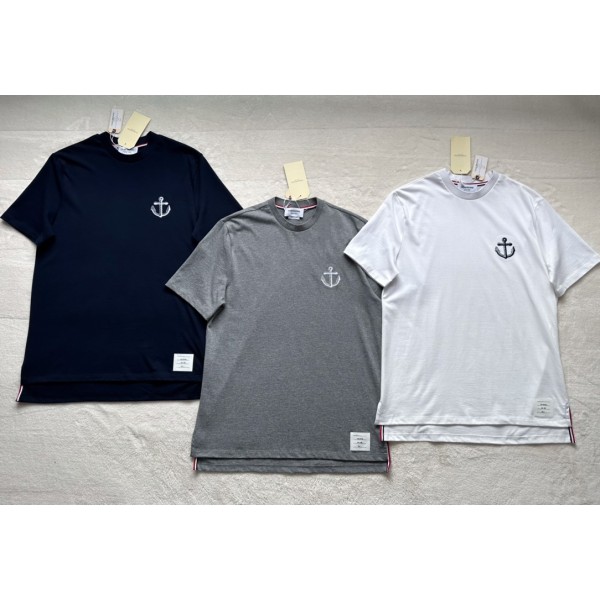 TB…New Anchor Embroidery Short Sleeve T-Shirt