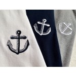 TB…New Anchor Embroidery Short Sleeve T-Shirt