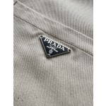Prada… New Denim Cargo Short Sleeve Shirt Jacket