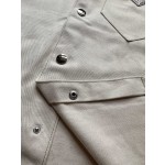 Prada… New Denim Cargo Short Sleeve Shirt Jacket