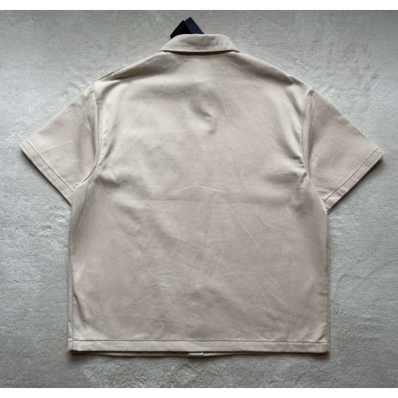Prada… New Denim Cargo Short Sleeve Shirt Jacket