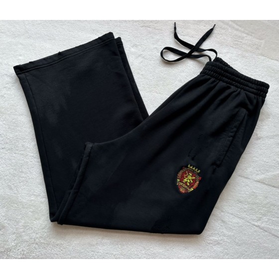 Balenciaga Industrial Lion Embroidered Track Pants
