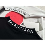Balenciaga 520 Love Heart Valentine's Day Round Neck Short Sleeve