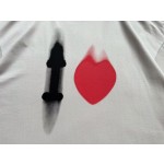 Balenciaga 520 Love Heart Valentine's Day Round Neck Short Sleeve