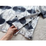 Louis Vuitton four-leaf clover dyed printed short-sleeved shirt