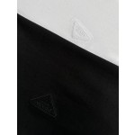 Prada 2023 latest triangle logo pocket short-sleeved T-shirt