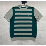 Prada cotton and silk-blend jersey T-shirt