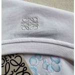 Loewe Bubble Gradient Embroidered Print Round Neck Short Sleeves