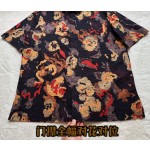 Dior abstract rose oil painting ink shorts