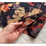 Dior abstract rose oil painting ink shorts