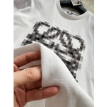 Loewe Mosaic Heavy Industry Embroidered Round Neck Short Sleeves