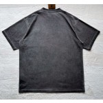 Burberry new ink gray large letter short sleeve