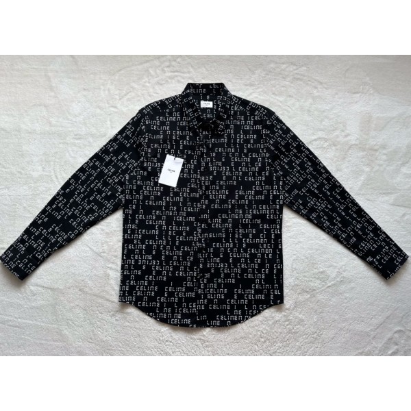 Celine spring and summer new barrage alphabet shirt