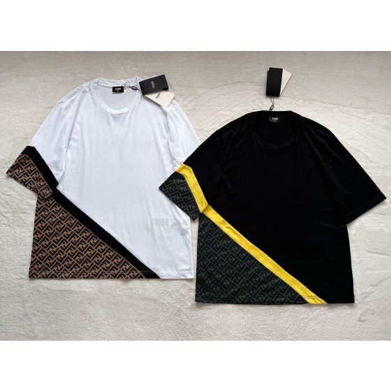 FendI 23SS all over print stitching short sleeves