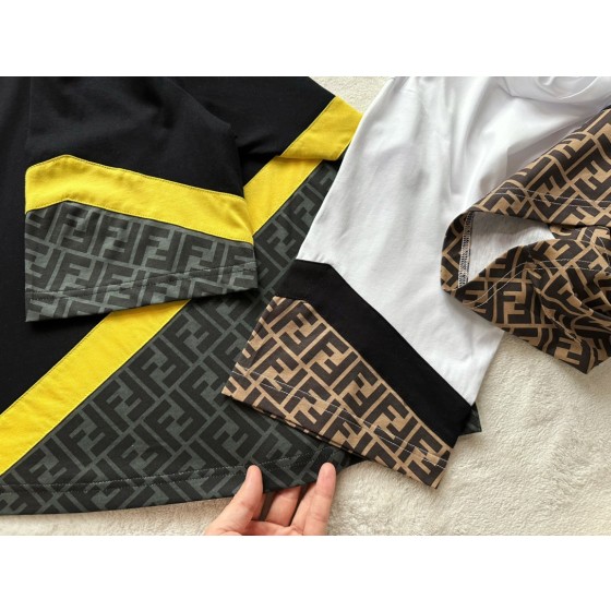 FendI 23SS all over print stitching short sleeves