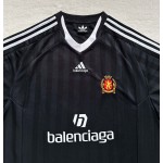 Balenciaga 3SS Manchester United Stripe Football Short Sleeve