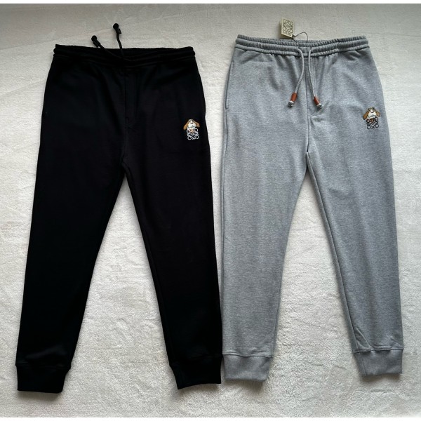 Loewe cotton unisex embroidered sweatpants