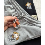 Loewe cotton unisex embroidered sweatpants