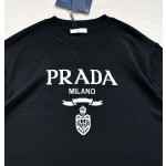 Prada wool and cashmere jersey-blend crewneck T-shirt
