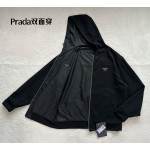 Prada Reversible Sports Hoodie Jacket