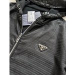 Prada Reversible Sports Hoodie Jacket