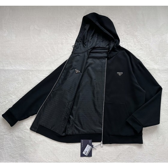 Prada Reversible Sports Hoodie Jacket