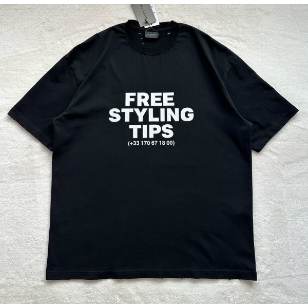 Balenciaga 23SS Free Styling Tips Short Sleeve