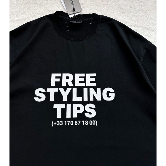 Balenciaga 23SS Free Styling Tips Short Sleeve