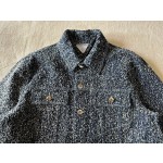 bottega veneta fringed denim jacket