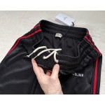 Celine 23 spring and summer new red and black color ribbon sports suit trousers