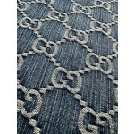 Gucci heavy industry wash water GG barrage jacquard denim trousers