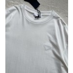 Prada new dark pattern triangle logo embroidery long sleeves