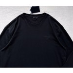 Prada new dark pattern triangle logo embroidery long sleeves