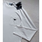 Prada New Triangle Pocket Long Sleeve T-Shirt