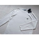 Prada New Triangle Pocket Long Sleeve T-Shirt