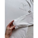 Prada New Triangle Pocket Long Sleeve T-Shirt