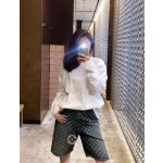 Louis Vuitton Symphony Gradient Jacquard Denim Suit • Shorts