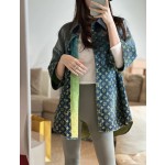 Louis Vuitton Symphony Gradient Jacquard Denim Suit • Shorts