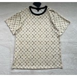 Louis Vuitton python print presbyopia round neck short sleeves