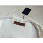 Louis Vuitton Flame Wool Contrast Color Short Sleeves