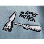 Louis Vuitton Tool Hammer Embroidered Crew Neck Short Sleeves