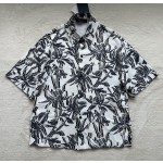 Louis Vuitton slit short-sleeved casual shirt jacket