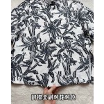 Louis Vuitton slit short-sleeved casual shirt jacket