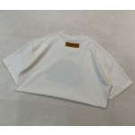 Louis Vuitton's latest rainbow cloud ☁️ contrast color letter T-shirt