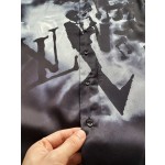 Louis Vuitton's latest season jazz music pattern short-sleeved casual shirt