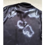 Louis Vuitton's latest season jazz music pattern short-sleeved casual shirt